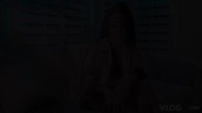 Amateur GF sucks cock and shows big tits