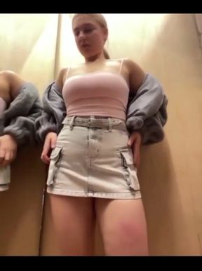 Wireless Vibrator in My Pussy During Shopping at the Mall