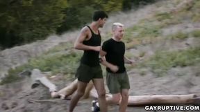 Military Fucking Affair Scene That You Should Watch With Justin Matthews And Elliot Finn