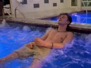 Just a guy, a jacuzzi, and a little 'me time' 💦 Relax and unwind with me in this steamy session!