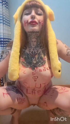 Ahegao Drool and Pee