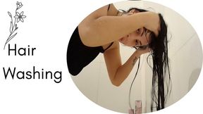 Washing my long hair