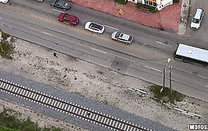 Lustful brunette Rahyndee uses both toys