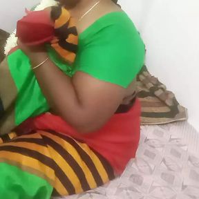 Tamil saree hot housewife hard