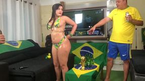 copa do mundo 2022 depois que o brasil ganhou fui meter com a novinha para comemorar no pelo