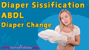 DIAPER - ABDL - Extreme Sissification Diaper Change - Humiliation - Stinky Diaper - Adult Diaper Fetish - Wetting - Sissy Training - CEI - Cum Eating Instruction