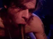 Deep throat glass bj tease smoking