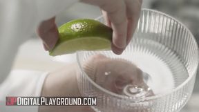 Behind the scenes look on DP's cards on the table! Big cock cowboy gets a
