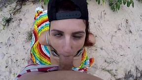 sexo na praia em publico