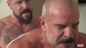 NastyDaddy Rocco Steele Straps Jack Dyer In The Swing And Fills Him Deep