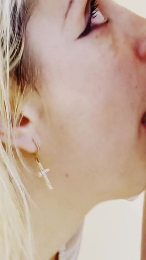 Spectacular moment from &quot;ASMR, lots of saliva, sloppy and facialization&quot;