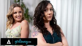 GIRLSWAY - Upset MILF Sinn Sage Misreads Gorgeous Neighbor Charlie Forde&#039;s Flirt Attempts