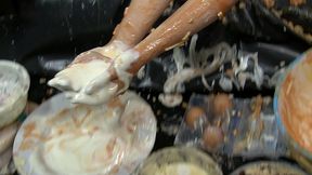 samantha bentley and valentina cruz play with their food as they fuck