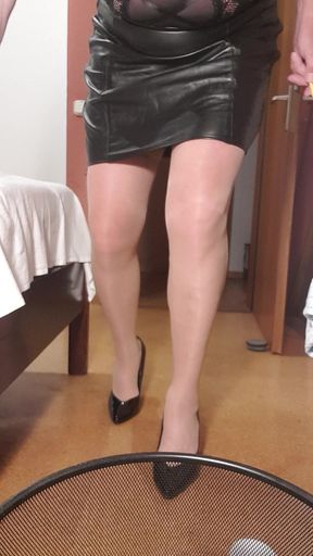 Walk in black
