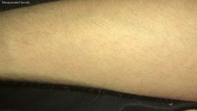 Arm Hair Close-ups in a Parking Lot at 9PM HD