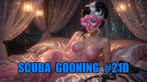 Scuba Gooning #21D: Scuba Mistress Owns Your Lungs (Animated, Music, Text)