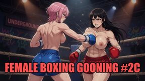 Female Boxing Gooning #2C: Knockout Queen's Ring Goon Trance (Animated, Music)