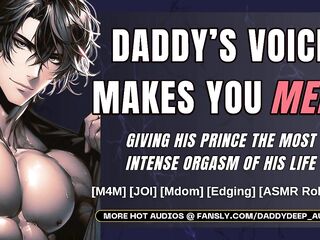 Dom Boyfriend Edges & Teases YOU to Mad Orgasm - JOI - Boy Moaning Audio - Homo NSFW ASMR