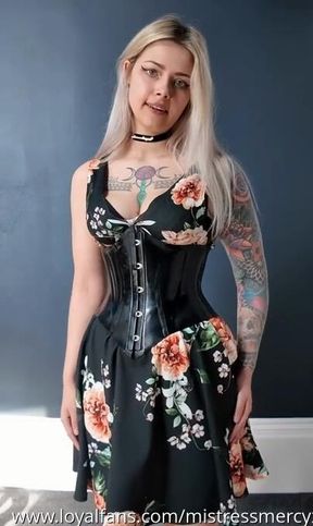 Hidden strapon sundress JOI