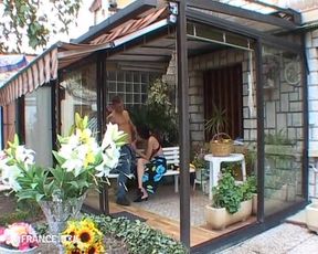 A Very Nympho Brunette Makes a Face Under the Ejaculate!