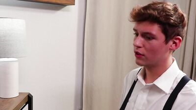 Sexy Stepfather Hires Twink Stepson To 'Work' At His Firm