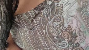 Unscripted Squirt Explodes in Private Bedroom Night