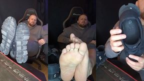 fuck my shoes, then cum on my toes (jerk off instruction)
