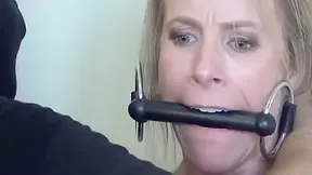 Police Woman Stripped, Hogtied And Ballgagged