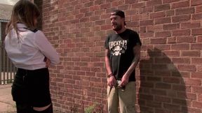 Policewomen Samantha Bentley rammed hard by pulled over Luke Hotrod