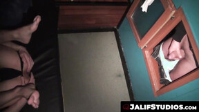 Hard Master whips Kriss Lope butt before thrusting deep inside him