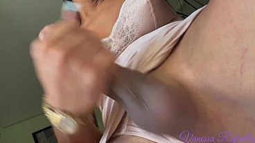 Shemale Vanessa Rafaella - Masturbation and Cum in João Pessoa - PB - Brazil