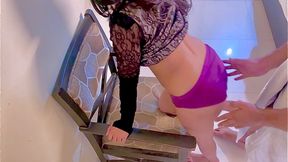 18 Years Old Indian Teen Fucked in Doggystyle on Chair by Big Man - desi bdsm muslim girl mms Hindi audio xxx mom milf