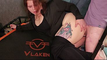 Destroys mommy's big ass in tight leggings on a trampoline