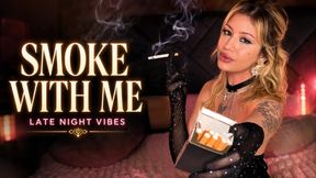 Sensual Smoke Fetish - Glamorous Woman Smoking Cigarettes Like a Goddess 🚬