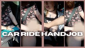 Car Ride Handjob