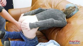 Raven Petite Blonde Amateur Mixes Dildo Play And Messy Throat Action!