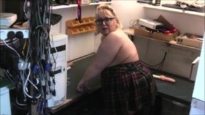 Lexie Sneaks Into Workshop to Play