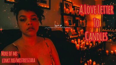 Femdom candle play asmr letter
