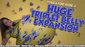Vibrator Ride + Huge Triplet Belly Expansion copy
