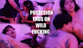 Two girls are possessed and have sex