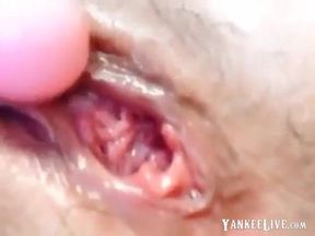 Big-Ass Girlfriend's Creamy Orgasm with Vibrator Caught on Cam