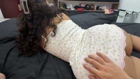 Big Ass Stepmom Begged Me To Fuck Her In The Double Room