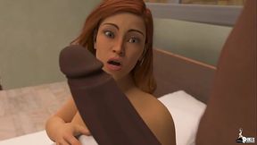 Curvy MILF Mrs  Keagan gets some morning BBC while her husband is downstairs