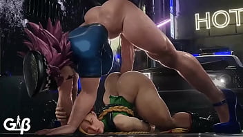 3D Femdom Lesbian Police