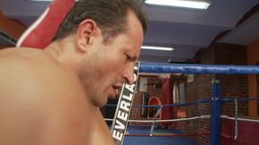 Amazing busty blonde fucks horny boxing coach