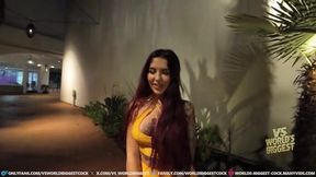 Stunning Model Takes on TikTok Photographers in Wild Street Shoot - Epic Moments with Luna Legend!