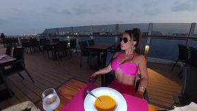 Dinner Date Without Underwear