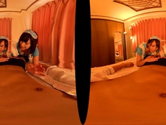 Bitch gives wam blowjob and handjob in pov scene