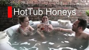 Mini Bikini Babes Enjoy Hard Sex in a Hottub