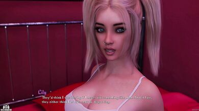 Being a D.I.K. #353 College Roleplay with Big Tits MILF Visual Novel Creampie